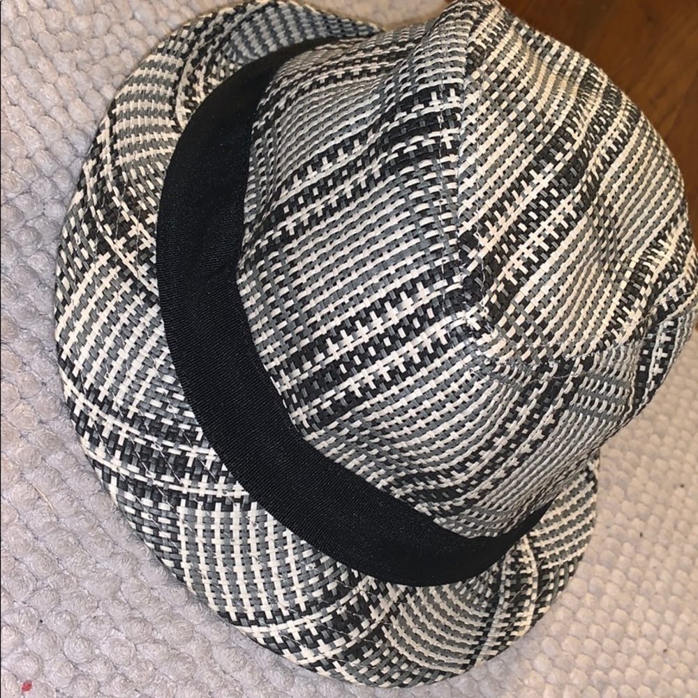 Boys Woven Straw Fedora Hat